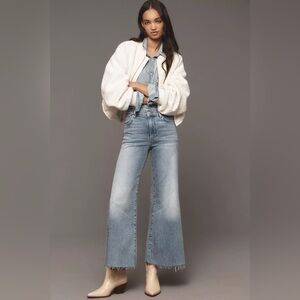 NWT! Anthropologie FRAME Le Palazzo High-Rise Crop Jeans - Multiple